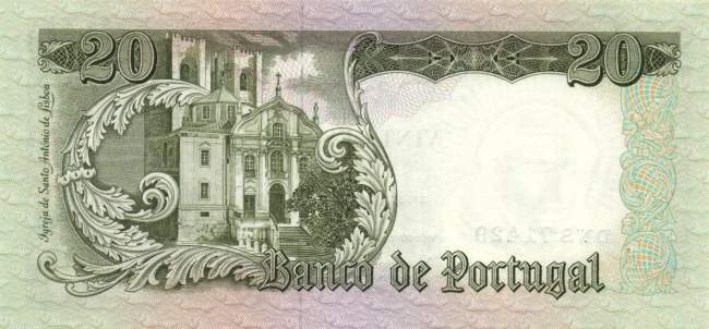 20 Escudos 26.5.1964
